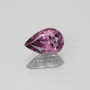 Spinelle rose naturelle en forme de poire, 1,42 ct, VS