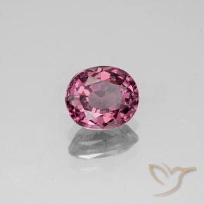 Spinelle Pourpre moyen naturelle ovale, 1.41 ct, VS