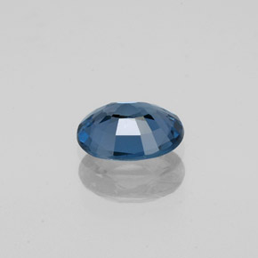 Spinelle bleue naturelle coupe ovale, 0,83 ct, VVS-VS