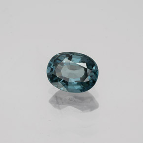 Spinelle vert naturelle coupe ovale, 0,99 ct, VS-SI