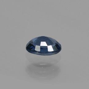Spinelle bleue naturelle coupe ovale, 0,74 ct, VS