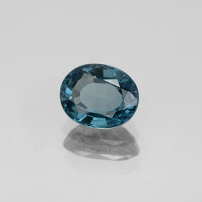Spinelle bleue naturelle coupe ovale, 1,37 ct, VVS-VS