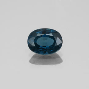 Spinelle bleue naturelle coupe ovale, 1,09 ct, SI