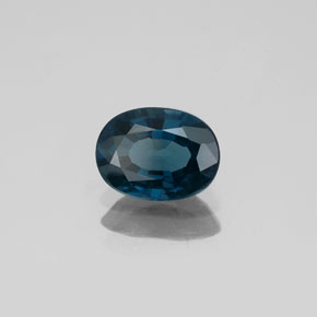 Spinelle bleue naturelle coupe ovale, 1,09 ct, SI