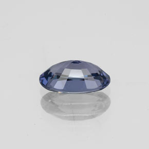 Spinelle bleue naturelle coupe ovale, 1,28 ct, VVS