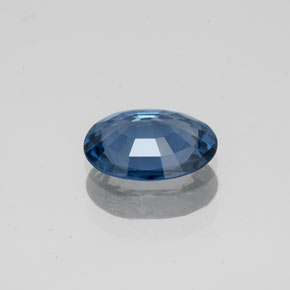 Spinelle bleue naturelle coupe ovale, 1,22 ct, VS