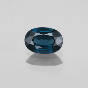 Spinelle bleue naturelle coupe ovale, 1,14 ct, VS-SI