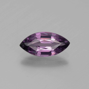Spinelle pourpre naturelle marquise, 1,06 ct, VVS