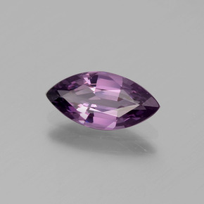 Spinelle pourpre naturelle marquise, 1,06 ct, VVS
