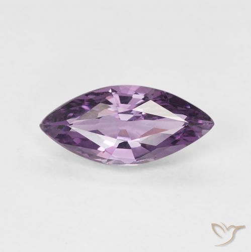 Spinelle pourpre naturelle marquise, 1,01 ct, VS