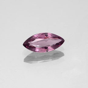 Spinelle pourpre naturelle marquise, 1,13 ct, VVS