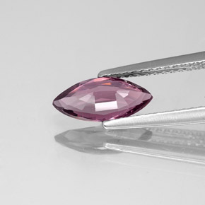 Spinelle pourpre naturelle marquise, 1,13 ct, VVS