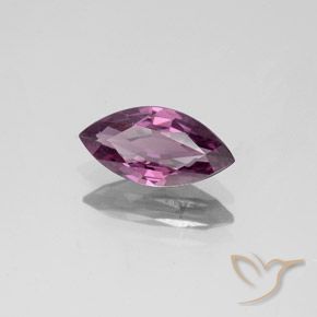 Spinelle pourpre naturelle marquise, 1,35 ct, VS