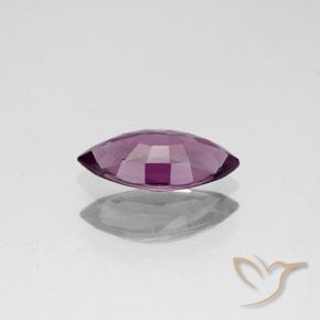 Spinelle pourpre naturelle marquise, 1,35 ct, VS