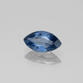 Spinelle bleue naturelle marquise, 0,98 ct, VS-SI
