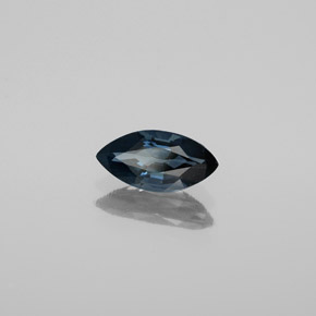 Spinelle bleue naturelle marquise, 0,88 ct, VS
