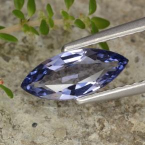 Spinelle violet naturelle marquise, 0,86 ct, VS-SI