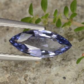 Spinelle violet naturelle marquise, 0,86 ct, VS-SI