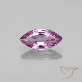 Spinelle violet de 1,27 ct, coupe marquise de 10,8 x 5,4 mm de Tanzanie, Photo A