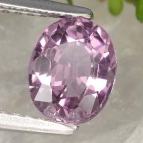 Spinelle pourpre naturelle coupe ovale, 1,33 ct, VS