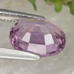 Spinelle pourpre naturelle coupe ovale, 1,33 ct, VS