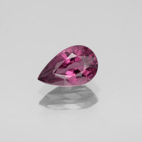 Spinelle violet naturelle en forme de poire, 1,08 ct, VS