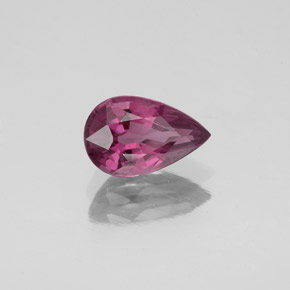 Spinelle violet naturelle en forme de poire, 1,08 ct, VS