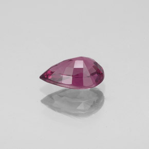 Spinelle violet naturelle en forme de poire, 1,08 ct, VS