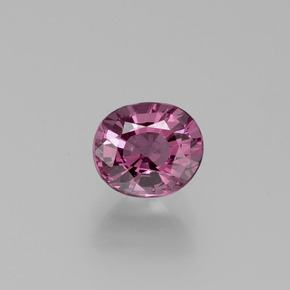 Spinelle rose naturelle coupe ovale, 1,14 ct, VVS-VS