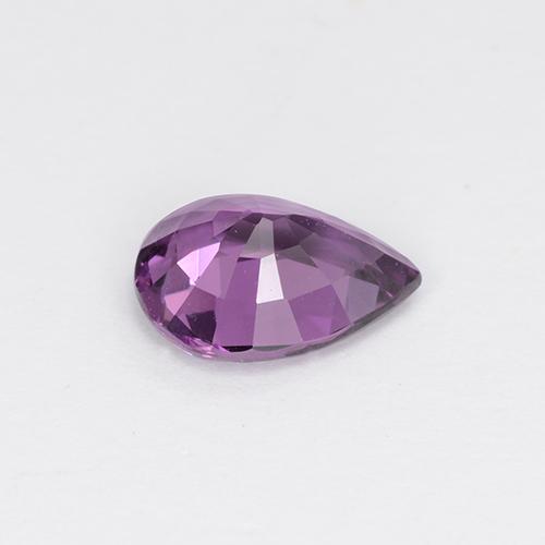 Spinelle pourpre naturelle en forme de poire, 1,02 ct, VS