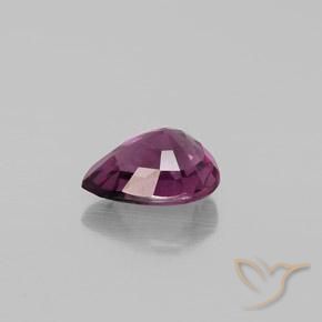 Spinelle pourpre naturelle en forme de poire, 1,29 ct, VS