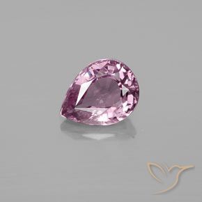 Spinelle Gris-pourpre naturelle En forme de poire, 1.15 ct, VS