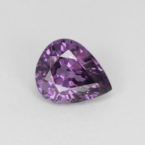Spinelle Violet moyen naturelle En forme de poire, 1.04 ct, VS