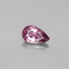 Spinelle Pourpre moyen naturelle En forme de poire, 1.24 ct, VVS