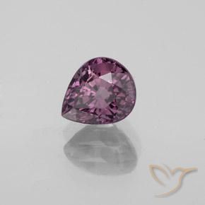 Spinelle Pourpre foncé naturelle En forme de poire, 1.06 ct, VVS-VS