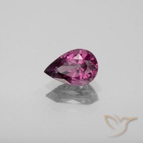 Spinelle Boysenberry naturelle En forme de poire, 1.14 ct, VS