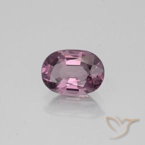 Spinelle Pourpre moyen-foncé naturelle ovale, 0.91 ct, VVS