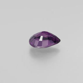 Spinelle Pourpre moyen-foncé naturelle En forme de poire, 1.64 ct, VVS