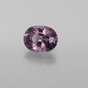 Spinelle pourpre naturelle coupe ovale, 1,58 ct, VVS