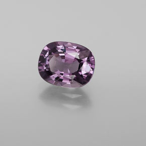 Spinelle pourpre naturelle coupe ovale, 1,65 ct, VS