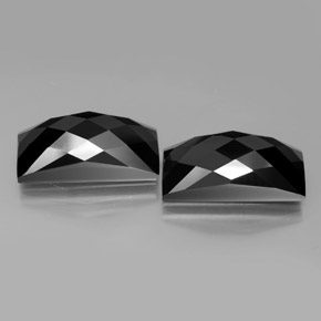 Achetez naturel 25,25ct noir spinelle gems, baguette, en provenance thaïlande chez gemselect. en stock, livraison internationale!