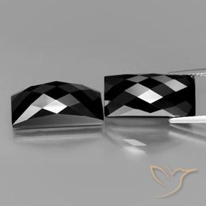 Shop natural 24.87ct Noire Spinelle gems, Baquette, from Thaïlande at GemSelect. In stock, global shipping!