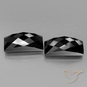 Shop natural 24.56ct Noire Spinelle gems, Baquette, from Thaïlande at GemSelect. In stock, global shipping!