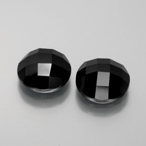 Achetez naturel 6,96ct noir spinelle gems, coupe roude, en provenance thaïlande chez gemselect. en stock, livraison internationale!