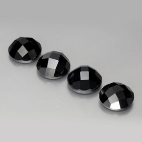 Achetez naturel 14,07ct noir spinelle gems, coupe roude, en provenance thaïlande chez gemselect. en stock, livraison internationale!
