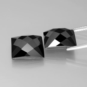 Achetez naturel 15,79ct noir spinelle gems, carré, en provenance thaïlande chez gemselect. en stock, livraison internationale!