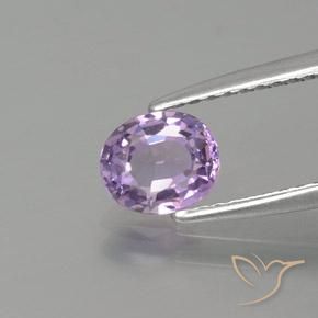 0.71ct Naturel Violet rose moyen Spinelle, ovale, VVS-VS