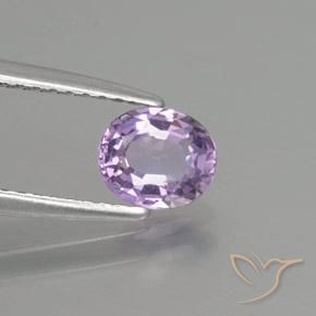 Spinelle Violet rose moyen naturelle ovale, 0.71 ct, VVS-VS
