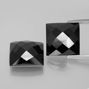 Achetez naturel 16,18ct noir spinelle gems, carré, en provenance thaïlande chez gemselect. en stock, livraison internationale!