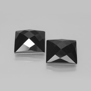 Achetez naturel 16,62ct noir spinelle gems, carré, en provenance thaïlande chez gemselect. en stock, livraison internationale!